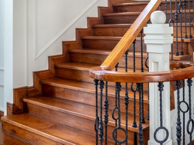 Elegant Wooden Staircase