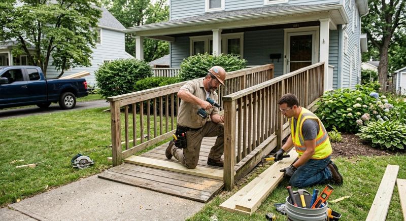 Handicap Handrail Replacement Service