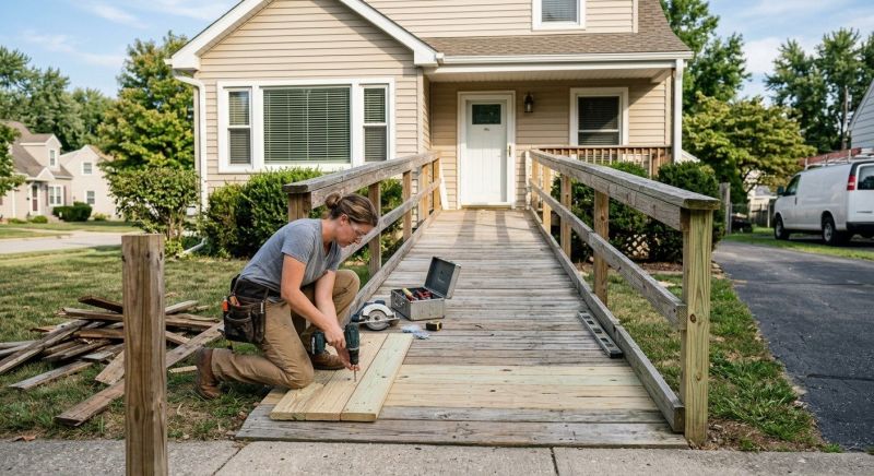 Handicap Handrail Replacement